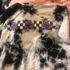 purple Flower shirt